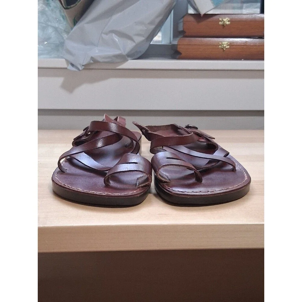 Camel Classic Style Original Leather Biblical Jesus Sandals Jerusalem 46 US 13
